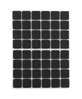 48 Pack Black Rubber Feet Pads Non Slip Floor Protectors For Furniture And Appliances Self Adhesive Easy To Install Durable Rubber Pads
