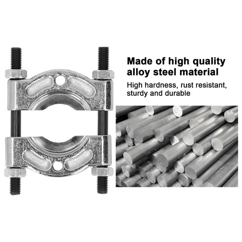 Heavy Duty Bearing Separator Tool And Puller For Cars Alloy Steel Bearing Splitter Pro Grade Universal Remover shown with steel rods