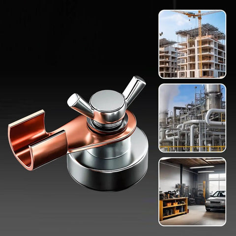 Sturdy Welding Ground Clamp With Powerful Magnetic Base And High Current Copper Terminal Holder for heavy duty projects.