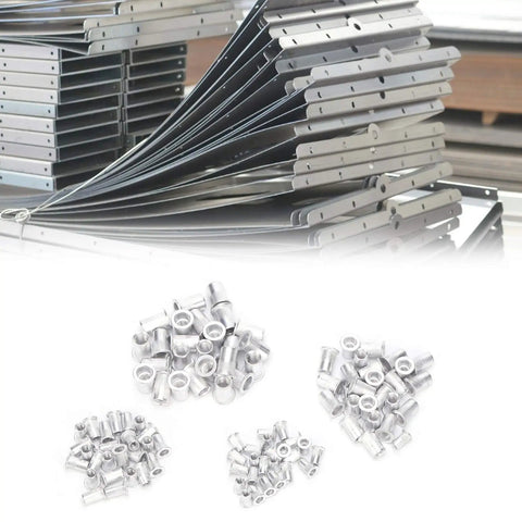 Heavy Duty RivNut Tool Kit With 100 Pcs Aluminum Blind Rivet Nuts M4 M5 M6 M8 For Auto, Furniture And Electrical Projects. This Sick Hand Tool Set Is Perfect For Pros Looking To Get A Grip On Quick And Solid Fastening Jobs Without Breaking The Bank Or. aluminum rivet nuts set with hand tool for auto and furniture assembly