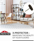 Living room showcasing 1 Inch Nail-On Chair Glides 40 Pieces Brown Floor Protectors, with focus on nail-in slider.