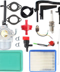 Heavy Duty Replacement Carburetor For Electric Generators Engineered To Run Smooth With Zero Drama And Serious Power Output Whenever You Fire Up The Machine components including carburetor, filters, and spark plug.