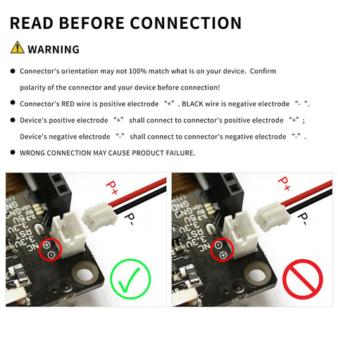Connector guide for 4 Pack 3.7V 250mAh LiPo Batteries 502030 With JST Wire Connector For VXI Blue Parrott Devices