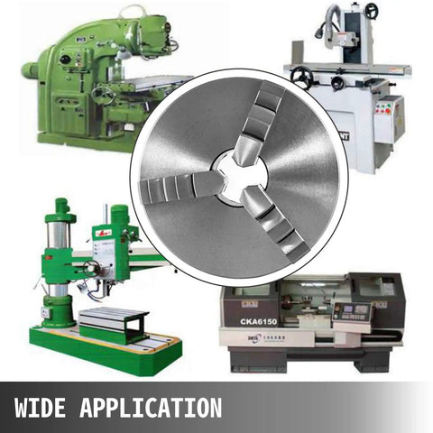 4 Inch Self Centering Lathe Chuck With Three Jaws And Two Sets Of Jaws For Grinding And Milling Machines over various machinery