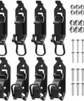 Shovel Mount For Roof Rack And Truck Bed Off Road Shovel Holder With Eight Piece Quick Fist Clamp Kit Fits 0.67 To 1.57 Inch Diameter Tools Black For Tough Use On Trails