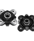 New Badass Front Wheel Hub Assembly With Wheel Studs Pair ready for Polaris Ranger 570 900 1000, durable black aluminium.