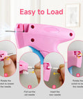 No Sew Stitch Gun for Clothes with 2000 Fasteners and 6 Needles to Fix Broken Hems and Straps on the Fly and Save Your Threads All Day Long without any Messy Needle Work Gonna Drive You Crazy, easy loading process
