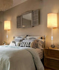 Plug In Wall Sconce Set of Two With 3 Color Modes Warm White Soft White Daylight White Industrial Vintage Vibe Wall Lights With On Off Switch for Bedroom