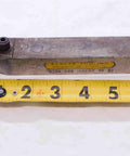 Boss-Grade Lathe Turning Tool Holder With 1-Inch Shank And TP32 Inserts For Precise Heavy-Duty Machining NS2384CR5 shown with measuring tape