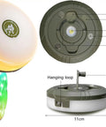 Lit All In One Camping String Lights 32.8Ft Waterproof with 8 Modes, USB-C charging, hand crank, and compact design.