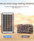 12V Solar Car Battery Charger With MPPT Controller 15W Trickle Maintainer showing durable panel and comparison.
