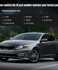 Image of a Kia Optima with focus on OE part numbers for Drop-In High-Output Alternator Replacement For 2010-2013 Hyundai Sonata 2.4L And 2011-2013 Kia Optima 2.4L No-Fuss Easy-Install With 37300-2G150 11491 208-940 11066 213-8539 15598 90-22-5641 TG11C087