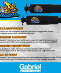Rear Adjustable Air Shock Absorbers HiJackers with product details and Gabriel logo