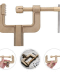 Top Notch Totority Welding Ground Clamp With Sturdy Spring And Electroplated Copper Earth Clip For Efficient Low Temp Rise Jobs At Shop Or In The Field, close-up view.
