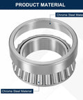 Heavy Duty Tapered Roller Bearing Cone And Cup Set With 2.165 In Bore, 3.543 In OD, 0.906 In Thick, Chrome Steel