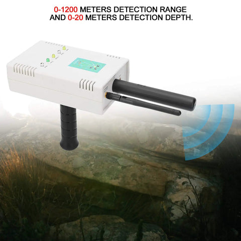 Portable Underground Metal Detector For Treasure Hunters Long Range 0 To 1200 Meters Handheld Pin Pointer Gold Silver Copper