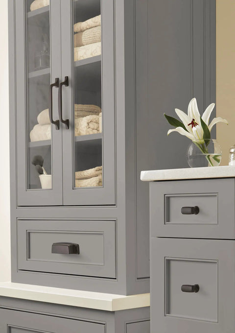 Bring Some Serious Swagger To Your Cabinetry With Professional Grade Solid Zinc Black Bronze 1 3/8 Inch Cabinet Knobs crafted for kitchen drawers.