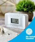 CO Detector With Ten Year Battery And Digital Temperature Display For Home Safety No Brainer Peace Of Mind Backlit Display