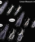 540-piece spade connector kit with insulating sleeves; 2.8/4.8/6.3mm male and female crimp terminals