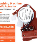 No Sweat Washer Shift Actuator Plus Pulley Clutch Kit And Drive Belt For Household Clothes Washer Smooth Spin Overhaul showing actuator.