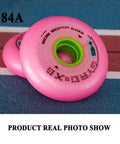 Outdoor Indoor Inline Skate Wheels 8 Pack Wear Resistant Roller Wheel Replacement 84A 72mm 76mm 80mm High Rebound PU