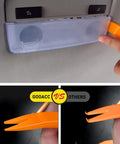 Using trim removal tool from 420 Piece One-Stop Fender Molding Clips Kit With Sealer, Door Trim Panel Retainers, for Toyota and Lexus