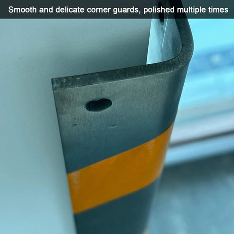 Bulletproof Stainless Steel Wall Corner Guard With Pre Drilled Mounting Base For Parking Garage And Industrial Frame Guard Doors Against Dings Scrapes And Bumps
