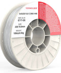 Smooth As Butter Self Shielding Flux Core Mig Wire E71t Gs 10 lb spool for mild carbon steel, .035 inch diameter.