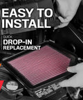 Installing High-Flow Lifetime Engine Air Filter For 2019-2026 GM Trucks And SUVs Boosts HP And Throttle Response