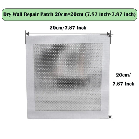 7.87 Inch Drywall Repair Patch Kit Peel And Stick For Large Holes Quick Fixes Sheetrock Ceiling Plaster Aluminum Wall Repair