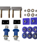 Lower Hood Pivot Kit With Hood Bracket And Engine Hood Hinge Pivot Bolts And Bushing Assembly With Mount Bracket For 377 378 379 Trucks Replaces 13-04154 13-04164 13-04626 Durable OEM Style Replacement Parts shown with bolts, bushings, and brackets.