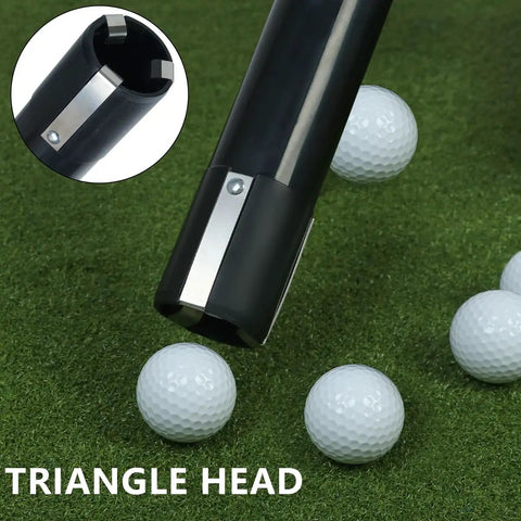 Portable Golf Ball Retriever Shag Bag With Removable Plastic Tube No Bend Quick Pick Up Holds Up To 60 Balls At Full Extend 75cm