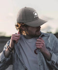 Man outdoors wearing a Cool Lightweight Baseball Cap For Men With A Modern Design That Looks Dope And Makes A Statement Adjustable Fit