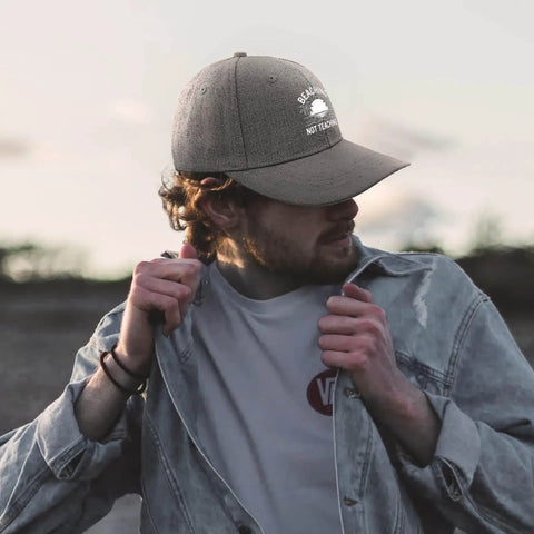 Man outdoors wearing a Cool Lightweight Baseball Cap For Men With A Modern Design That Looks Dope And Makes A Statement Adjustable Fit