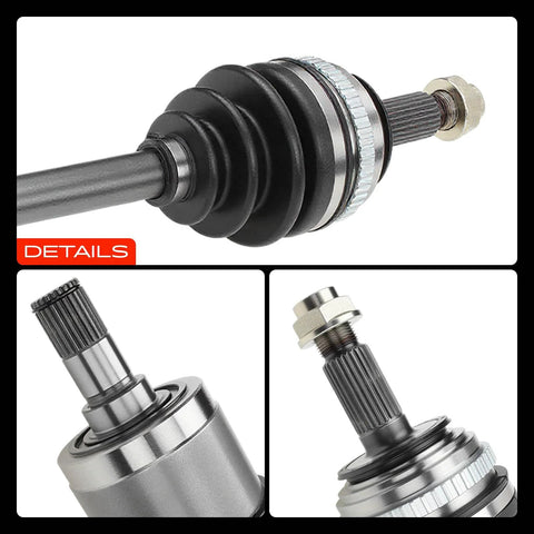 Cv Axle Shaft Assembly For Acura El 2001 2005 And Honda Civic 2001 2005 Front Right Passenger Side Plug And Play Direct Fit 44305S5AJ10 Premium Quality OE Grade Axle Built For Durability Ships Ready To Install And Delivers Smooth Quiet Operation.