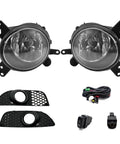 Fog Lights For 2008 2015 Mitsubishi Lancer Front Bumper Clear Lens H11 12V 35W Halogen Bulbs Wiring Harness 1 Pair
