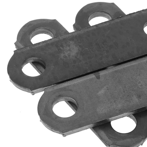 Heavy Duty Suspension Shackle Kit For Tandem Axle Utility Trailers With Nylon Bushings And Steel Long Bolts To Boost Performance, Durability, And Smooth Rides On The Road. steel trailer shackles