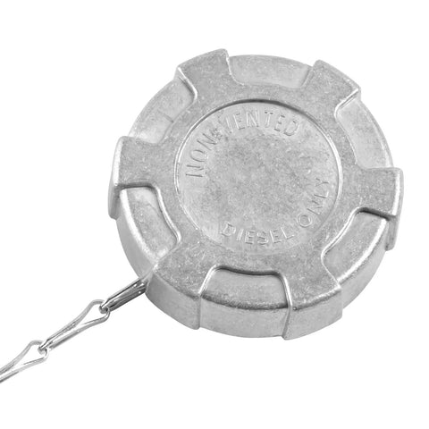Diesel Fuel Cap Two And A Quarter Inch Die Cast Aluminum Fits International DuraStar 2002 To Current And 4100 4200 4400 Trucks Replacement Cap