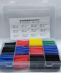 Ultra Stretchable Evenoonest Heat Shrink Tubing Kit With Flame Retardant Wire Cable Sleeves For Tough Electrical Repairs And High Expansion Ratio Assortment Of 780 Pcs To Fix Damaged Cables Fast Without Removing Connectors. 800pcs multicolor heat shrink tubing kit in organizer case, 45mm sleeves