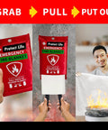 Two Pack 40x40 Inch Fiberglass Emergency Fire Blankets With Protective Gloves Wall Hooks And Storage Case For Home Kitchen Car Or Camping Fire Safety Kit For Quick Fire Suppression And Peace Of Mind in use by smothering stovetop flames