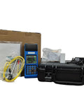 Heavy Duty Leeb Rebound Hardness Tester With Built In Printer And Big TFT Display For Straight Up Metal Testing At Any Angle Or Upside Down On The Job Site Rig, portable kit with accessories.