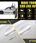 Genesis Makalu Gray Touch Up Paint Kit Exact Color Matched For Nicks And Chips Repair before and after car scratch fix