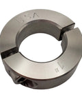 Premium 303 Stainless Steel Split Shaft Collar with 1.0 Inch Bore, Two Piece Clamping Design, heavy duty industrial hardware.