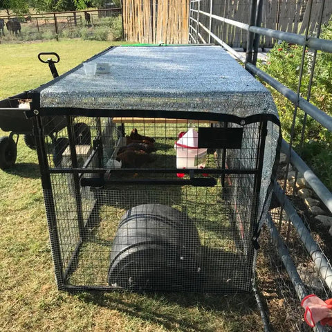 Reflective Aluminet Shade Cloth 70 Percent UV Block Heat Shield For Greenhouses Cars Pets RVs Outdoor Camping on chicken coop