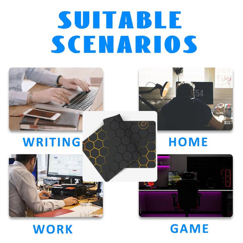 Big Ol Extended Desk Mat And Gaming Mouse Pad Large 35.4 by 15.7 inch for writing, home, work, and game scenarios display