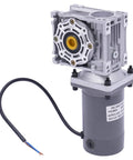 12V Variable Speed Worm Gear Reducer Motor RV40 120W 50K High Torque Adjustable Reversible Self Locking Worm Geared Reduction Motor