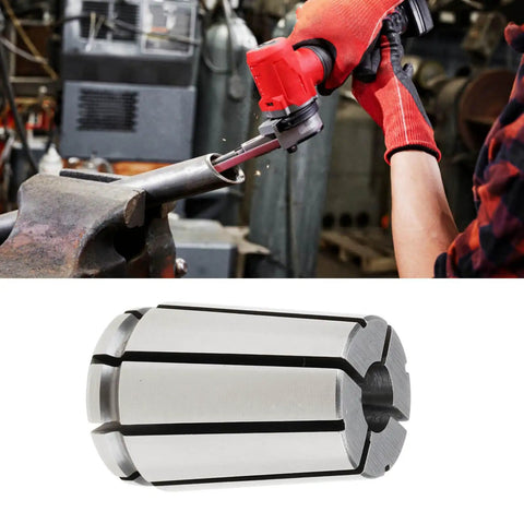 Built Like A Tank Quarter Inch Die Grinder Collet Top Shelf Hardened Steel Upgrade for Pneumatic And Electric Power Tools in use.