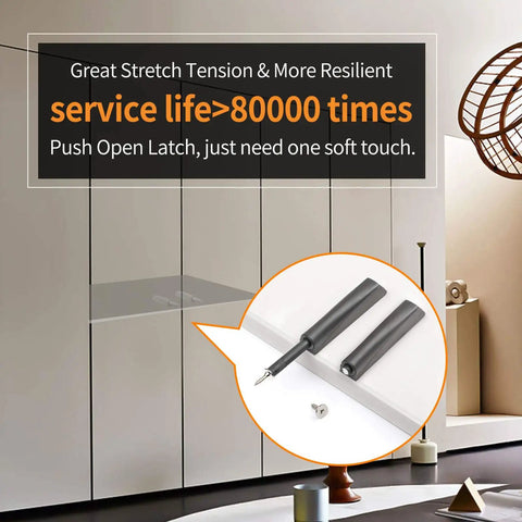 Straight Up Zero Hassle Magnetic Push Open Latches For Cabinets And Drawers Dark Grey Recessed Touch Release Hardware Flat Front Doors 4 Pack Built Tough Smooth Spring Action