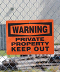 Heavy Duty Chain Link Fence Sign Mounting Bracket With Stainless Steel Bolt And Nylon Washer Includes 3/8 Inch Sign Mounting Holes