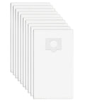 10-pack of white 5 Layer HEPA Cloth Vacuum Bag Replacement For Canister Vacuums 5055 50557 50558 20 To 53292 53291 200 Series